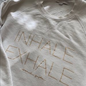 Spiritual Gangster “inhale exhale” crew neck